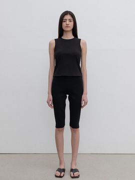 SUSUMU CAPRI LEGGINS black