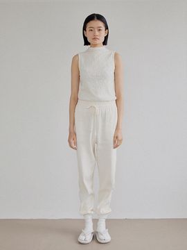 SUSUMU LAZY PANTS ecru