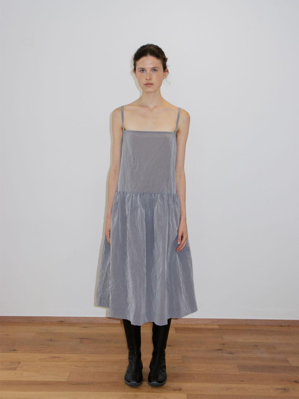 SUSUMU RECYCLED GARCON DRESS [Grey]