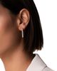 Suzanne Kalan Suzanne Kalan 18K White Gold Classic Diamond Baguette Linear Baby Tennis Earrings - 2