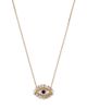 Suzanne Kalan Suzanne Kalan 18K Yellow Gold Evil Eye x & Diamond Pendant Necklace, 18 - 1