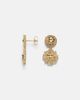 Suzanne Kalan Suzanne Kalan 18kt gold (750/1000) drop earrings with gemstones - 4