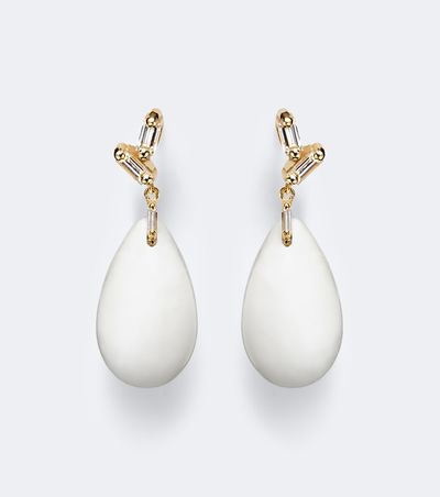 Suzanne Kalan Suzanne Kalan 18kt gold drop earrings with agates and diamonds