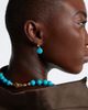 Suzanne Kalan Suzanne Kalan 18kt gold drop earrings with diamonds and turquoise - 2