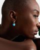 Suzanne Kalan Suzanne Kalan 18kt gold drop earrings with turquoise and diamonds - 2
