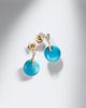 Suzanne Kalan Suzanne Kalan 18kt gold drop earrings with turquoise and diamonds - 5