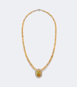 Suzanne Kalan Suzanne Kalan 18kt gold pendant necklace with opals and diamonds