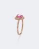 Suzanne Kalan Suzanne Kalan 18kt rose gold ring with sapphire and diamonds - 4