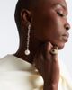 Suzanne Kalan Suzanne Kalan 18kt white gold drop earrings with diamonds and pearls - 2