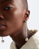 Suzanne Kalan Suzanne Kalan 18kt white gold drop earrings with diamonds and pearls - 3
