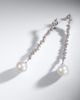Suzanne Kalan Suzanne Kalan 18kt white gold drop earrings with diamonds and pearls - 5