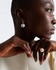 Suzanne Kalan Suzanne Kalan 18kt white gold drop earrings with pearls and diamonds - 2