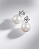 Suzanne Kalan Suzanne Kalan 18kt white gold drop earrings with pearls and diamonds - 5