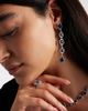 Suzanne Kalan Suzanne Kalan 18kt white gold drop earrings with sapphires and diamonds - 3