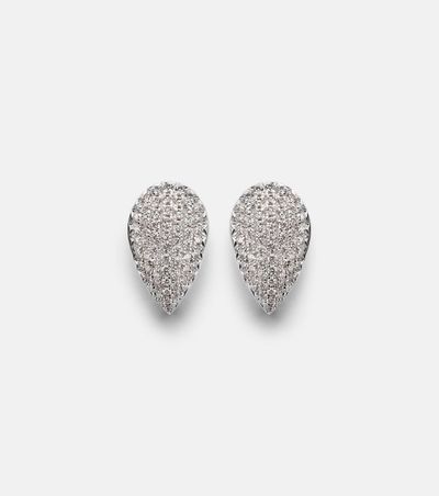 Suzanne Kalan Suzanne Kalan 18kt white gold earrings with diamonds