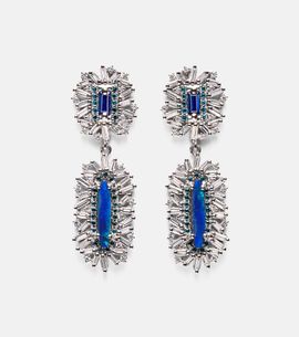 Suzanne Kalan Suzanne Kalan 18kt white gold earrings with gemstones