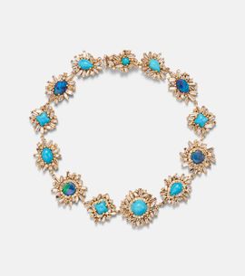 Suzanne Kalan Suzanne Kalan 18kt yellow gold (750/1000) bracelet with gemstones