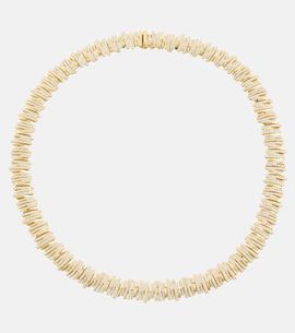 Suzanne Kalan Suzanne Kalan Classic 18kt gold necklace with diamonds
