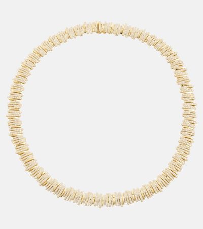 Suzanne Kalan Suzanne Kalan Classic 18kt gold necklace with diamonds