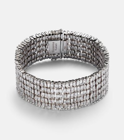 Suzanne Kalan Suzanne Kalan Classic 18kt white gold tennis bracelet with diamonds