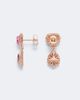 Suzanne Kalan Suzanne Kalan Doublet 18kt rose gold drop earrings with sapphires and diamonds - 4