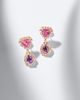 Suzanne Kalan Suzanne Kalan Doublet 18kt rose gold drop earrings with sapphires and diamonds - 5