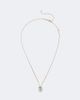 Suzanne Kalan Suzanne Kalan Evil Eye 18kt gold pendant necklace with diamonds and turquoise - 1