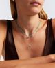Suzanne Kalan Suzanne Kalan Infinite 18kt gold beaded necklace with turquoise and diamonds - 2