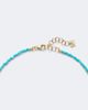 Suzanne Kalan Suzanne Kalan Infinite 18kt gold beaded necklace with turquoise and diamonds - 6
