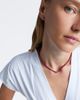 Suzanne Kalan Suzanne Kalan Infinite 18kt rose gold beaded necklace with rubies and diamonds - 3
