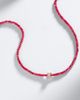 Suzanne Kalan Suzanne Kalan Infinite 18kt rose gold beaded necklace with rubies and diamonds - 5