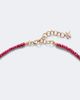 Suzanne Kalan Suzanne Kalan Infinite 18kt rose gold beaded necklace with rubies and diamonds - 6