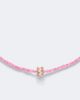 Suzanne Kalan Suzanne Kalan Infinite 18kt rose gold beaded necklace with spinels and diamonds - 4