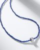 Suzanne Kalan Suzanne Kalan Infinite 18kt white gold beaded necklace with sapphires and diamonds - 5