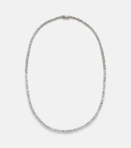 Suzanne Kalan Suzanne Kalan Mini 18kt white gold (750/1000) necklace with diamonds