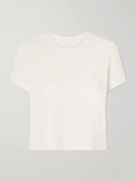SUZIE KONDI Carpi cotton-blend terry T-shirt