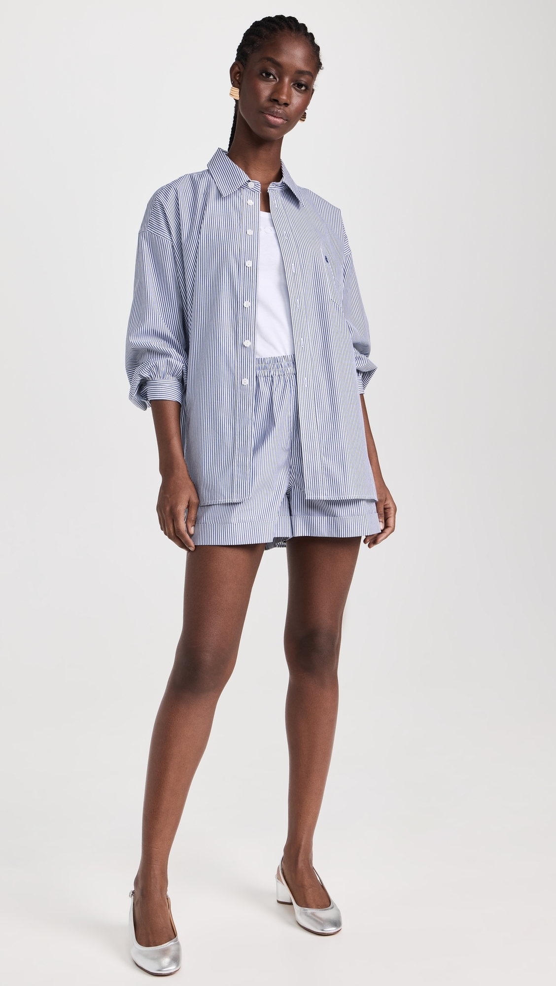 Suzie Kondi - Kappa Oversize Shirt Navy L