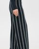 Suzie Kondi Suzie Kondi Lito Velour Pants Midnight/Ivory Stripe - 4