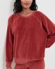 Suzie Kondi Suzie Kondi Samos Velour Sweatshirt Carnelian - 2