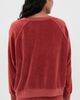 Suzie Kondi Suzie Kondi Samos Velour Sweatshirt Carnelian - 3