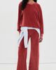 Suzie Kondi Suzie Kondi Samos Velour Sweatshirt Carnelian - 5