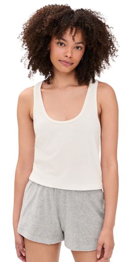 Suzie Kondi Suzie Kondi Tia Racerback Tank Top Ivory