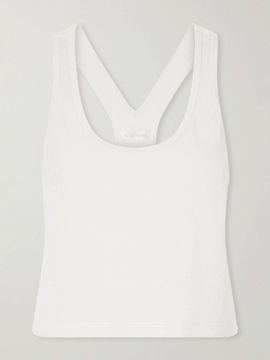 SUZIE KONDI Tia cotton-blend terry tank top