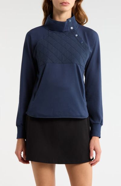 Swannies Swannies Ellis Mixed Media Pullover