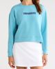 Swannies Swannies Monica Logo Graphic Crop Sweatshirt - 1
