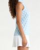 Swannies Swannies Sonora Ditsy Floral Half Zip Piqué Polo - 3
