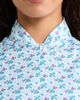 Swannies Swannies Sonora Ditsy Floral Half Zip Piqué Polo - 4