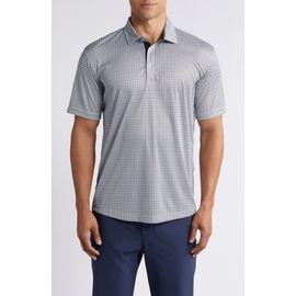Swannies Swannies Tanner Geo Print Performance Golf Polo