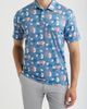 Swannies Swannies Windward Bird Print Performance Golf Polo - 1