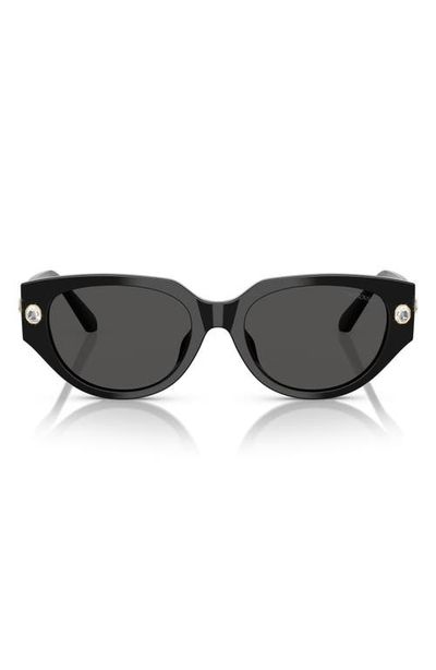Swarovski Swarovski 54mm Butterfly Sunglasses